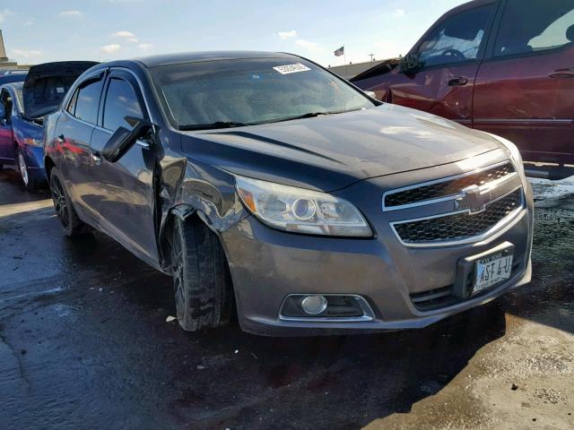 1G11H5SA7DF310089 - 2013 CHEVROLET MALIBU LTZ ნაცრისფერი ფოტო 1