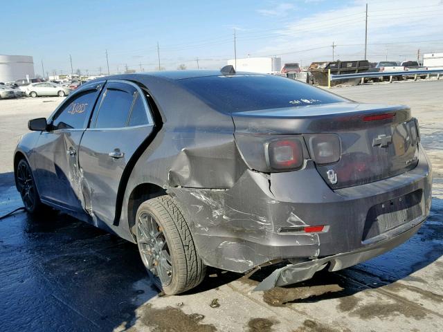 1G11H5SA7DF310089 - 2013 CHEVROLET MALIBU LTZ ნაცრისფერი ფოტო 3
