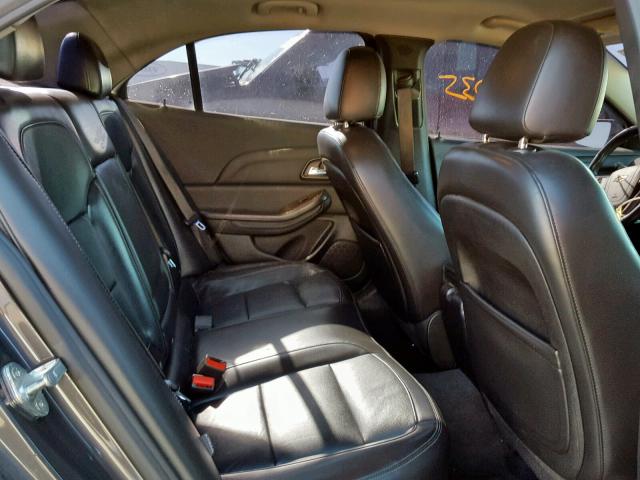 1G11H5SA7DF310089 - 2013 CHEVROLET MALIBU LTZ ნაცრისფერი ფოტო 6