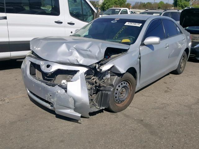 4T1BE46K77U548019 - 2007 TOYOTA CAMRY CE SILVER photo 2