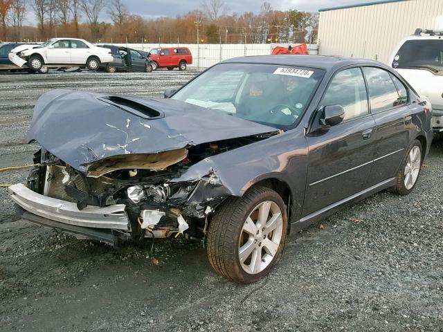 4S3BL676584206660 - 2008 SUBARU LEGACY GT CHARCOAL photo 2