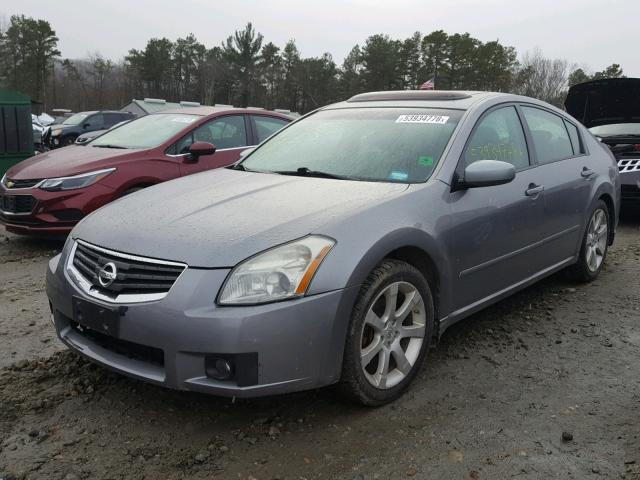 1N4BA41E68C801457 - 2008 NISSAN MAXIMA SE BLUE photo 2