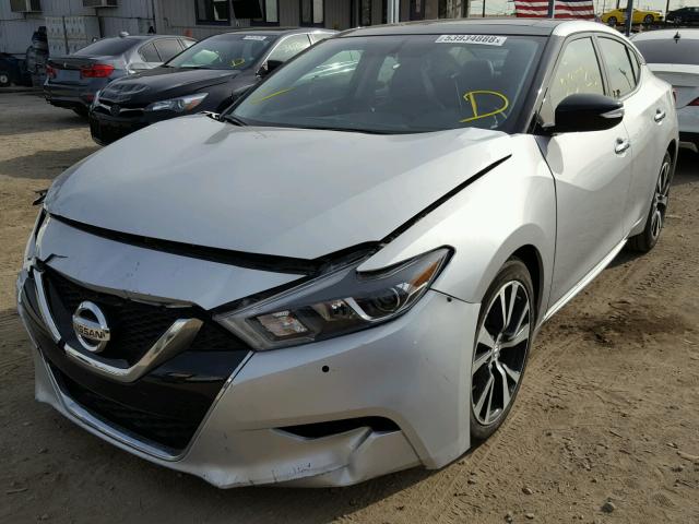 1N4AA6AP6JC376823 - 2018 NISSAN MAXIMA 3.5 SILVER photo 2