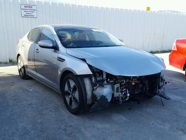 KNAGM4AD8D5052641 - 2013 KIA OPTIMA HYB GRAY photo 1