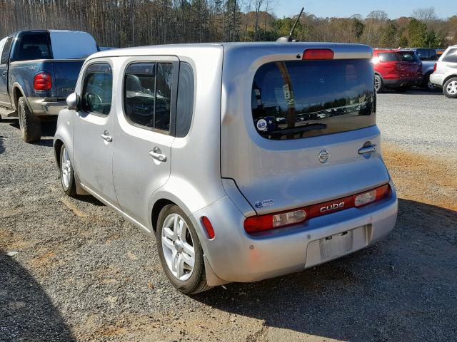 JN8AZ28R99T128715 - 2009 NISSAN CUBE BASE SILVER photo 3