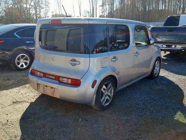 JN8AZ28R99T128715 - 2009 NISSAN CUBE BASE SILVER photo 4