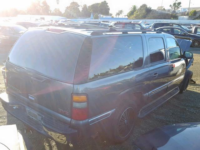 1GKFK16T01J307972 - 2001 GMC YUKON XL K GRAY photo 4