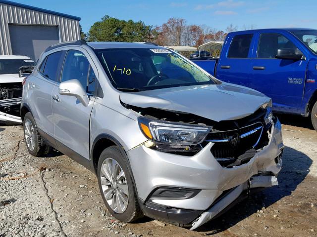 KL4CJASB8HB157011 - 2017 BUICK ENCORE PRE SILVER photo 1