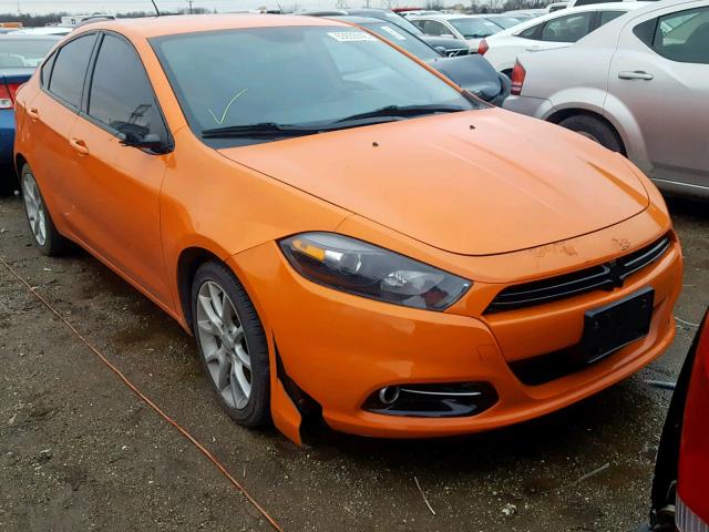 1C3CDFBA3DD296760 - 2013 DODGE DART SXT ORANGE photo 1