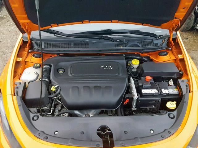 1C3CDFBA3DD296760 - 2013 DODGE DART SXT ORANGE photo 7