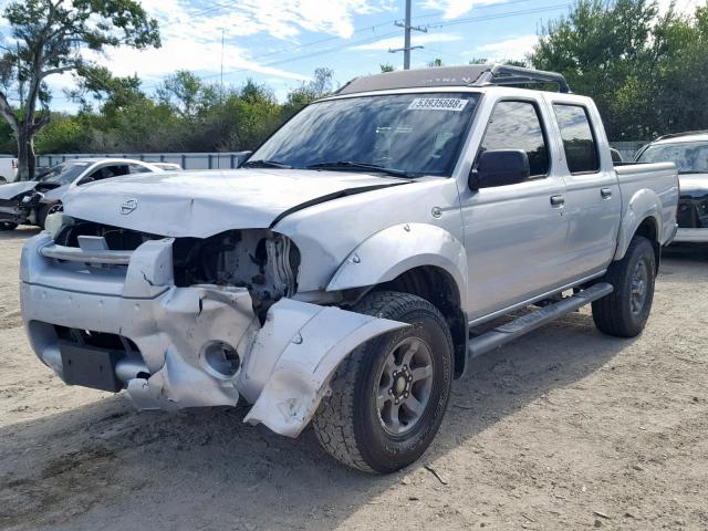 1N6ED27T63C420190 - 2003 NISSAN FRONTIER C SILVER photo 2