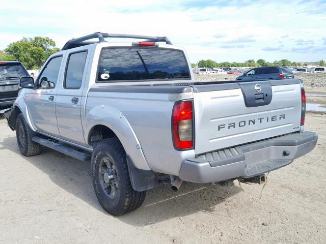 1N6ED27T63C420190 - 2003 NISSAN FRONTIER C SILVER photo 3