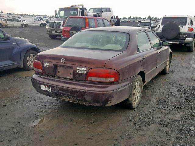 1YVGF22C115245887 - 2001 MAZDA 626 ES PURPLE photo 4