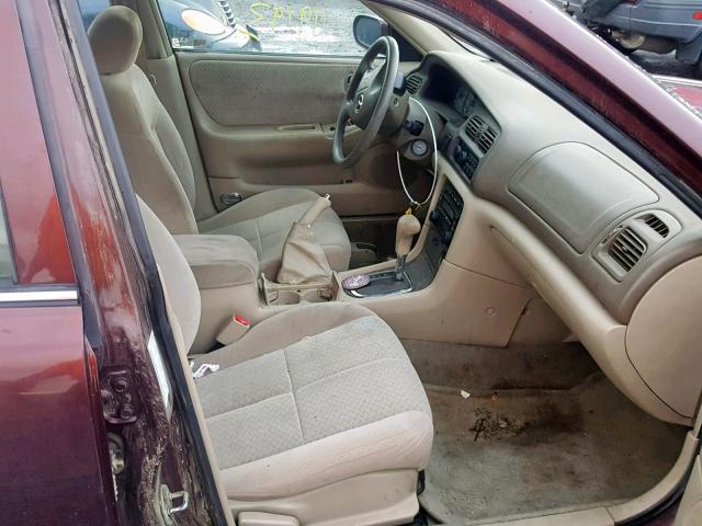 1YVGF22C115245887 - 2001 MAZDA 626 ES PURPLE photo 5