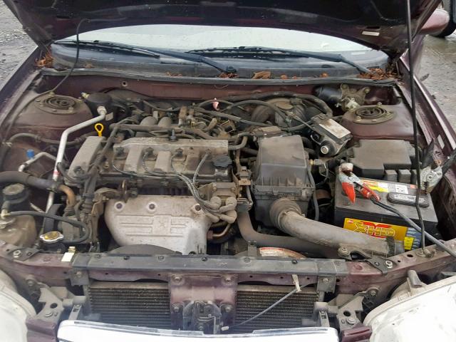 1YVGF22C115245887 - 2001 MAZDA 626 ES PURPLE photo 7