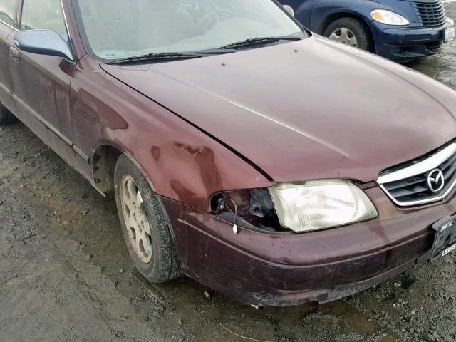 1YVGF22C115245887 - 2001 MAZDA 626 ES PURPLE photo 9