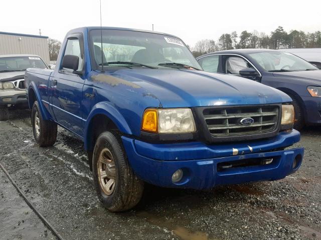 1FTYR10U71TA18738 - 2001 FORD RANGER BLUE photo 1