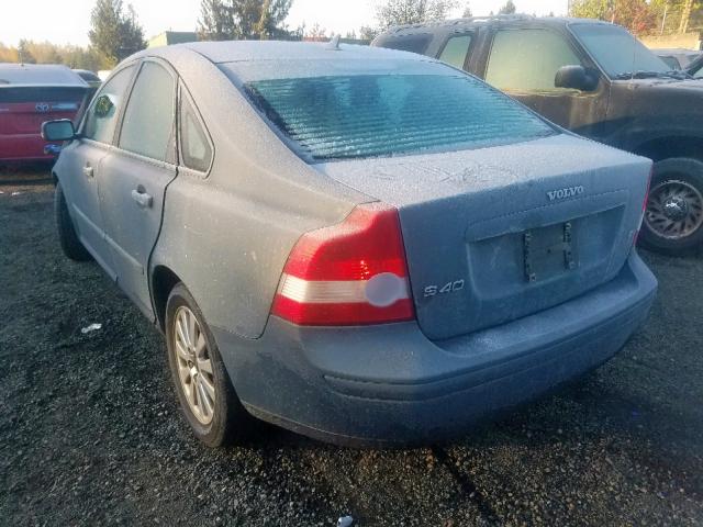 YV1MS382X42016097 - 2004 VOLVO S40 2.4I BLUE photo 3