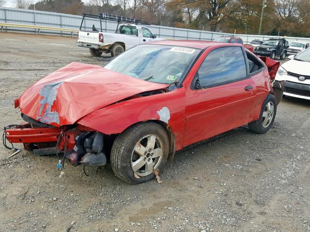 1G1JF12F237234459 - 2003 CHEVROLET CAVALIER L RED photo 2