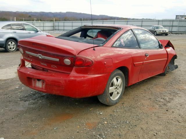 1G1JF12F237234459 - 2003 CHEVROLET CAVALIER L RED photo 4