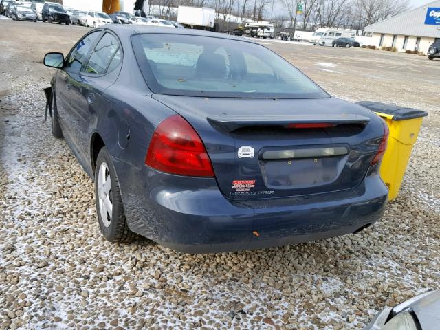2G2WP552X81114427 - 2008 PONTIAC GRAND PRIX BLUE photo 3