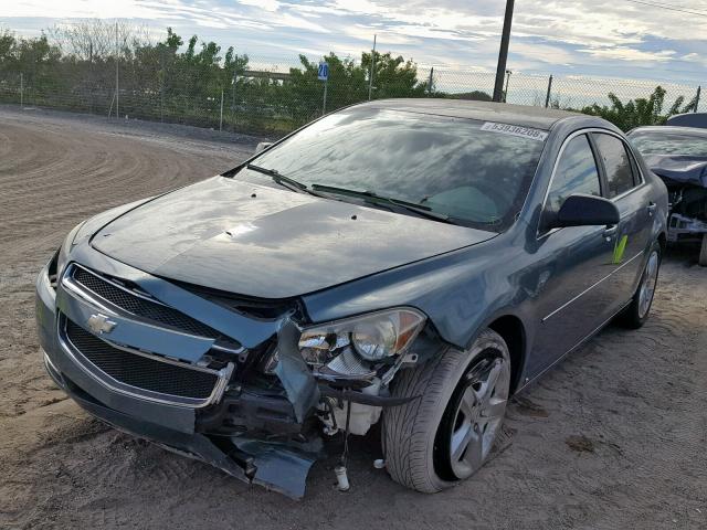 1G1ZG57B69F108083 - 2009 CHEVROLET MALIBU LS TEAL photo 2