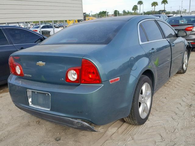 1G1ZG57B69F108083 - 2009 CHEVROLET MALIBU LS TEAL photo 4