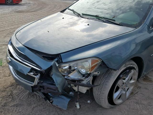 1G1ZG57B69F108083 - 2009 CHEVROLET MALIBU LS TEAL photo 9