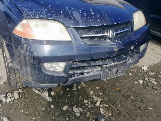 2HNYD18973H548894 - 2003 ACURA MDX TOURIN BLUE photo 9