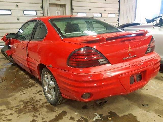 1G2NF12F92C307569 - 2002 PONTIAC GRAND AM S RED photo 3