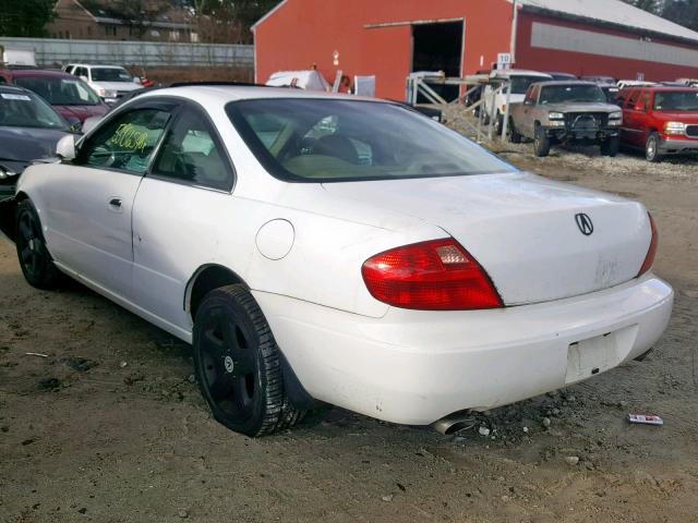 19UYA42701A033983 - 2001 ACURA 3.2CL TYPE WHITE photo 3