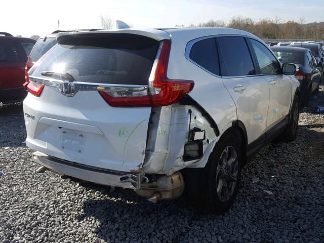 2HKRW1H80HH515617 - 2017 HONDA CR-V EXL WHITE photo 4