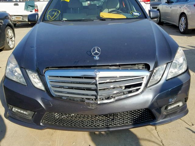 WDDHF5GB6BA431564 - 2011 MERCEDES-BENZ E 350 BLACK photo 9