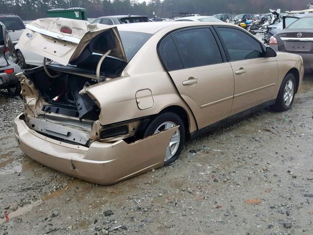 1G1ZT52805F182102 - 2005 CHEVROLET MALIBU LS Qızıl foto 4