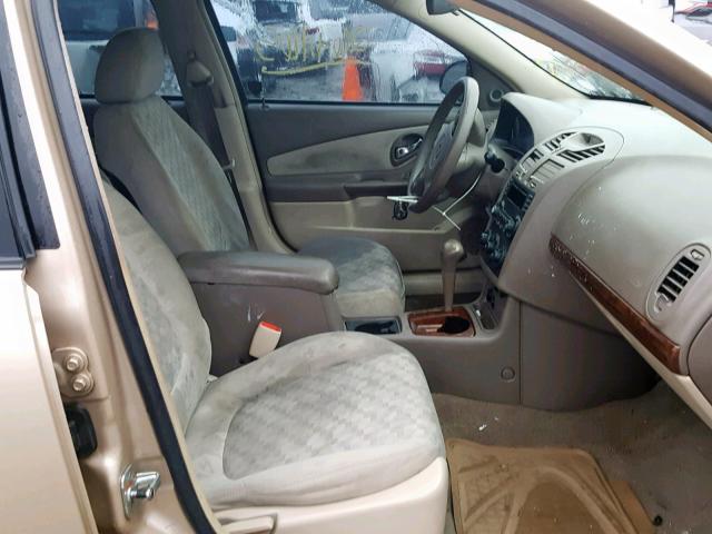 1G1ZT52805F182102 - 2005 CHEVROLET MALIBU LS Qızıl foto 5