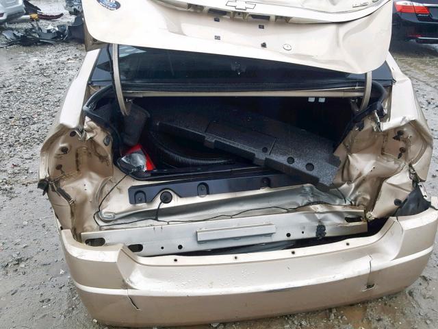 1G1ZT52805F182102 - 2005 CHEVROLET MALIBU LS Qızıl foto 9