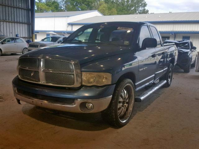 1D7HA18N24S710524 - 2004 DODGE RAM 1500 S BLUE photo 2