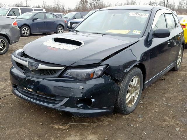 JF1GH766X9G812945 - 2009 SUBARU IMPREZA WR BLACK photo 2