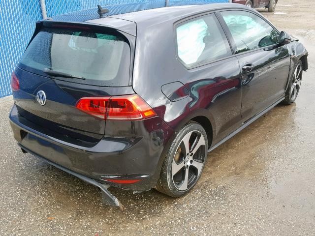 3VWYT7AU6GM030919 - 2016 VOLKSWAGEN GTI S/SE BLACK photo 4