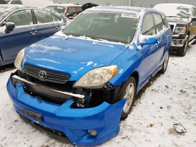 2T1KR32E17C645636 - 2007 TOYOTA COROLLA MA BLUE photo 2