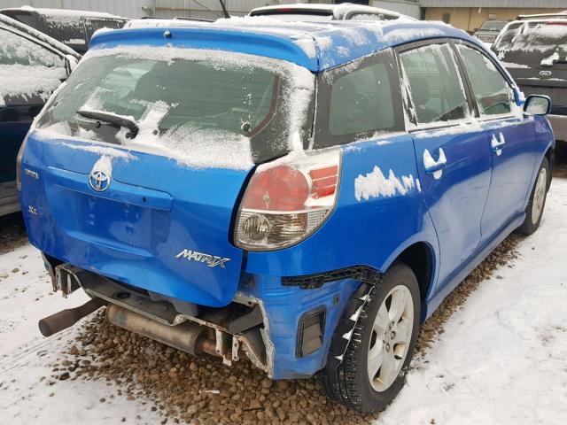 2T1KR32E17C645636 - 2007 TOYOTA COROLLA MA BLUE photo 4