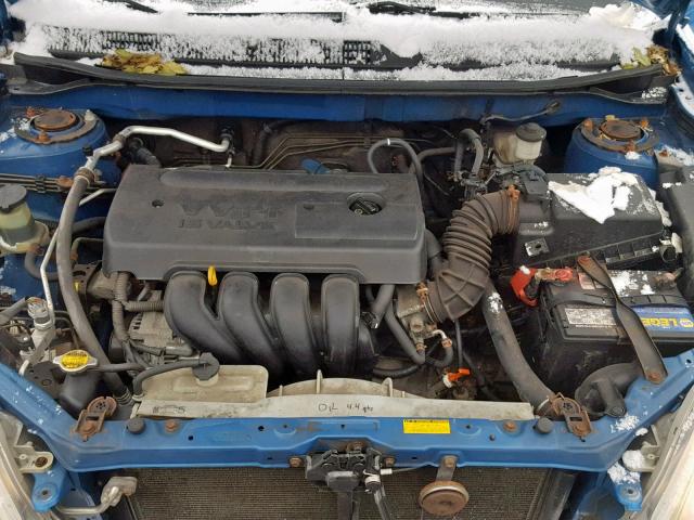 2T1KR32E17C645636 - 2007 TOYOTA COROLLA MA BLUE photo 7