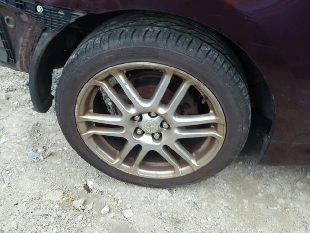 JTKDE177560116159 - 2006 TOYOTA SCION TC ბურგუნდია ფოტო 9