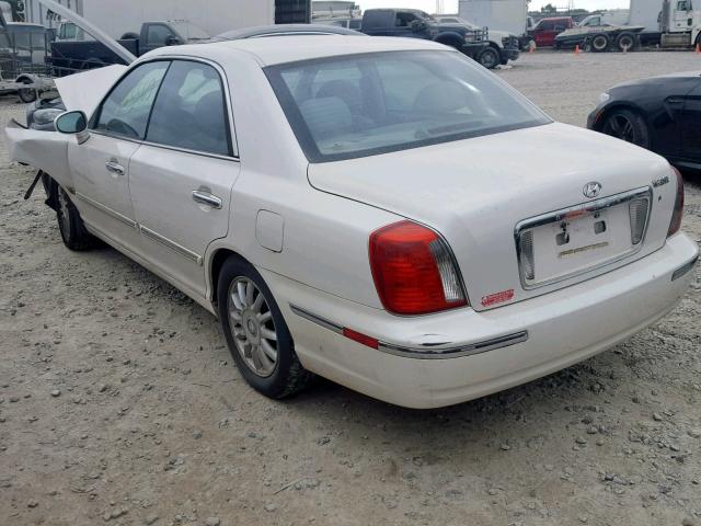 KMHFU45E64A327251 - 2004 HYUNDAI XG 350 WHITE photo 3