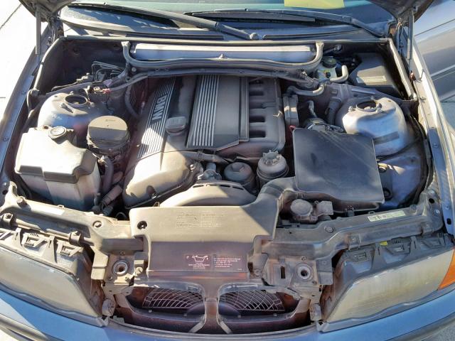 WBAAW33491ET43068 - 2001 BMW 325 IT GRAY photo 7