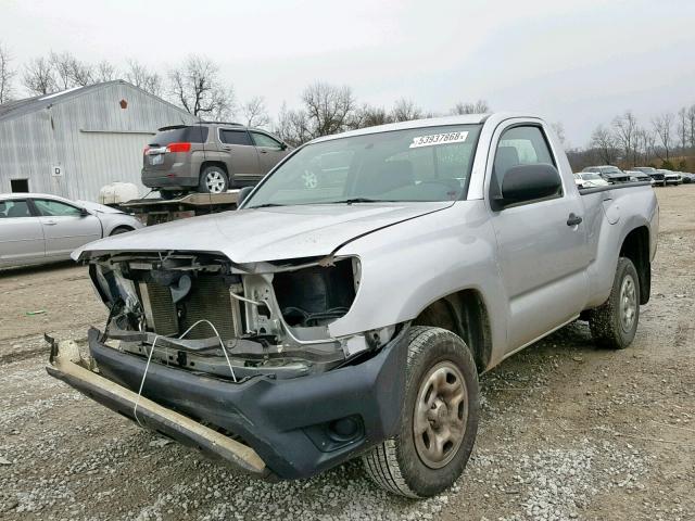 5TFNX4CN1CX014985 - 2012 TOYOTA TACOMA GRAY photo 2