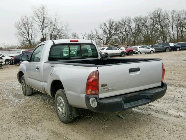 5TFNX4CN1CX014985 - 2012 TOYOTA TACOMA GRAY photo 3