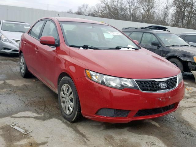 KNAFU4A21D5656106 - 2013 KIA FORTE EX RED photo 1