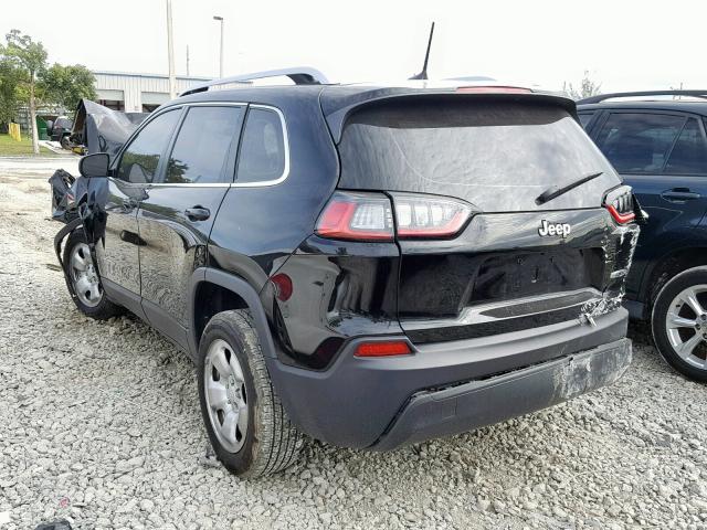 1C4PJLCB3KD108764 - 2019 JEEP CHEROKEE L BLACK photo 3