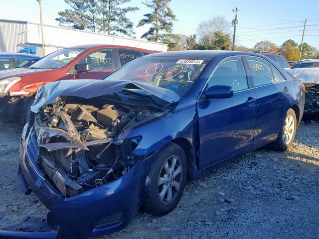 4T1BF3EK4AU553484 - 2010 TOYOTA CAMRY BASE BLUE photo 2